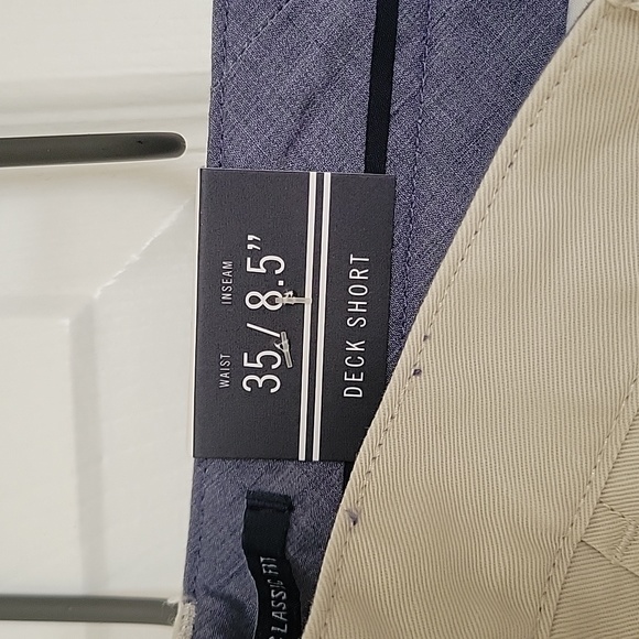 NWT NAUTICA Deck Shorts, Classic Fit, SIZE 35, color:True Stone - Picture 6 of 14